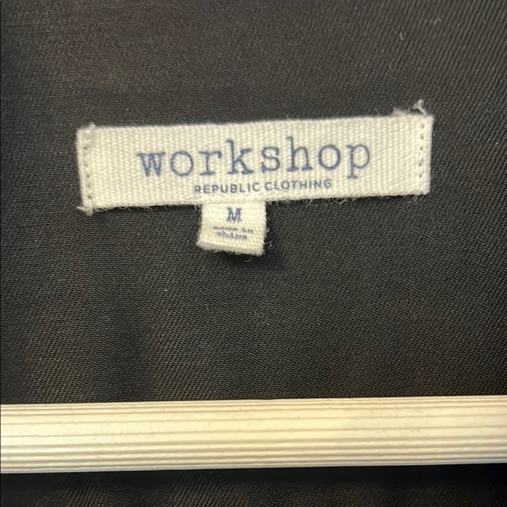 Workshop Black Tencel Utility Jacket - image 2